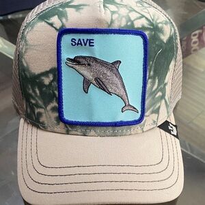 Goorin Bros “save” Cream Mesh Trucker Hat